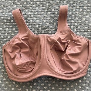 Wacoal Dusty Rose Underwire sport bra.